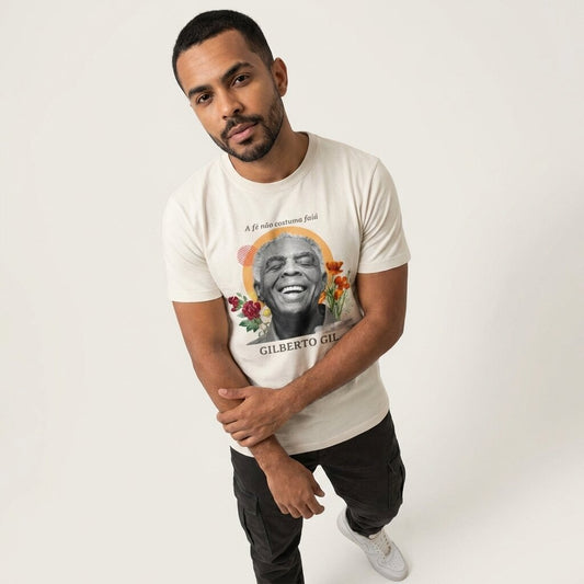 Camiseta Gilberto Gil "A Fé" | Fandom Art