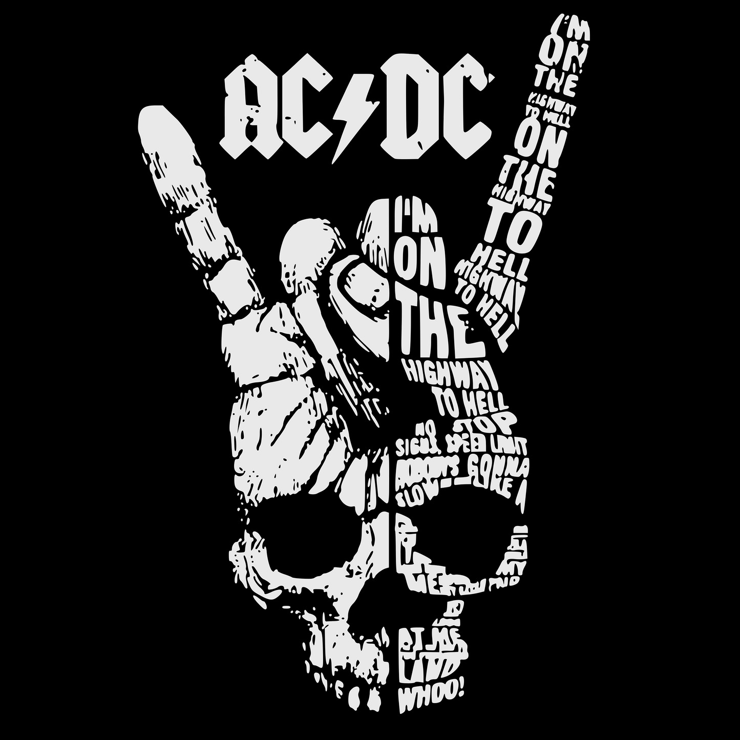 Camiseta AC/DC "Highway to hell" | Fandom Art
