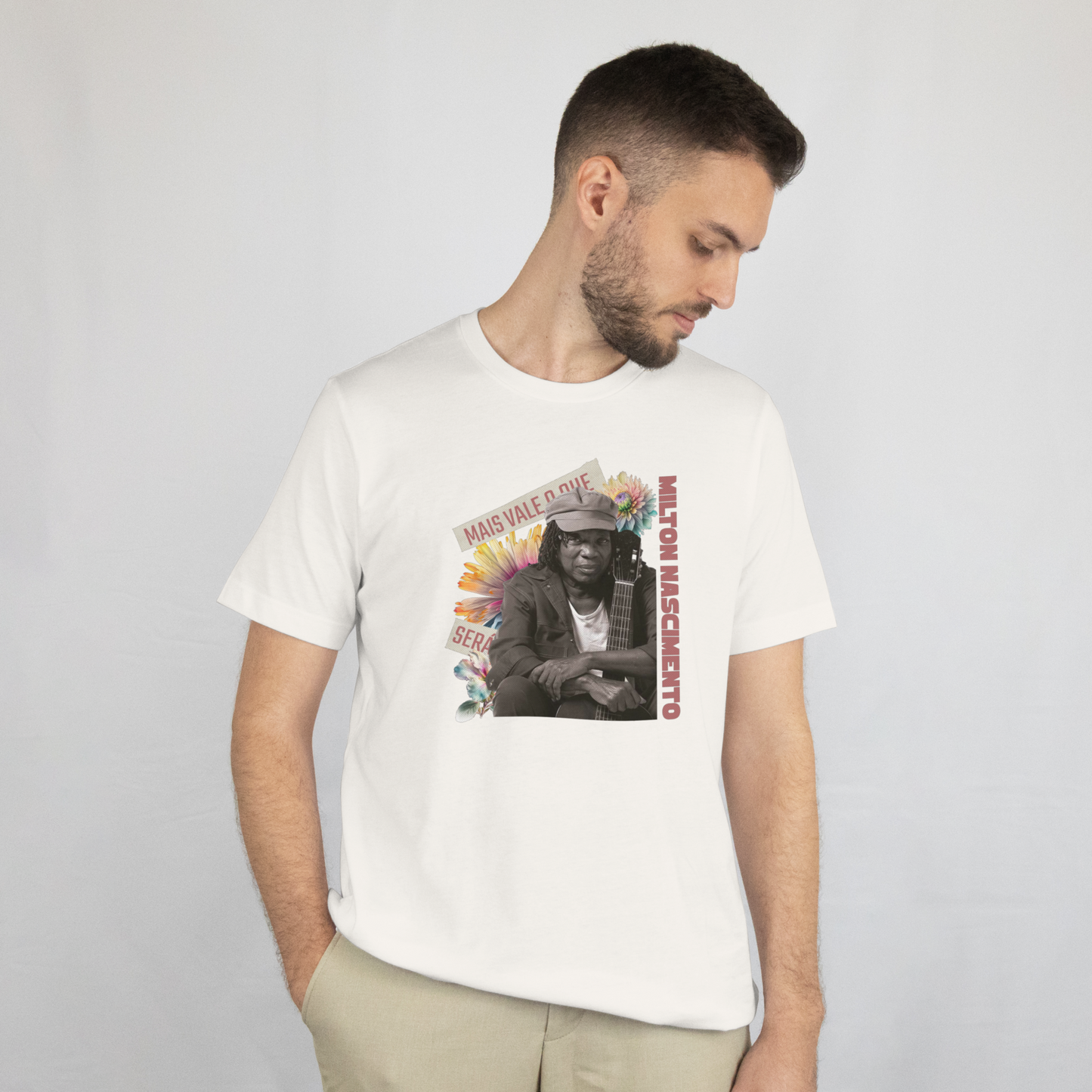 Camiseta Milton Nascimento "Mais Vale o Que Será" | Fandom Art