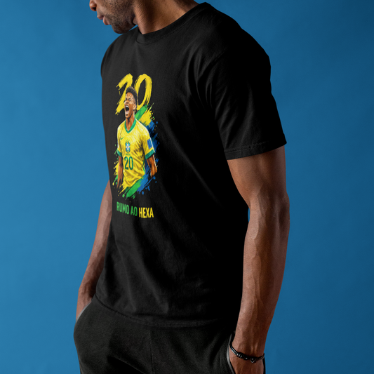 Camiseta Estevão Rumo ao Hexa | Fandom Art