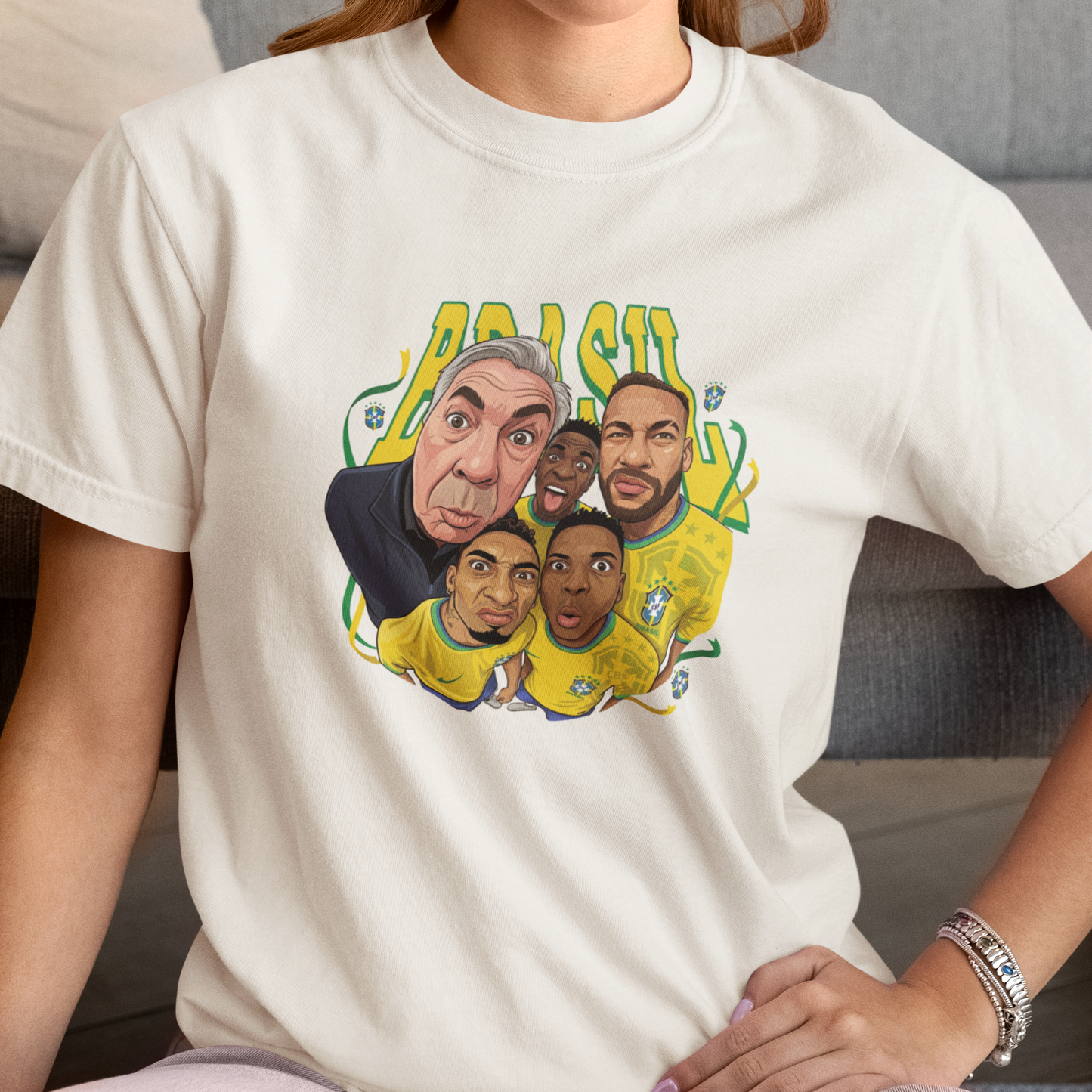 Camiseta Brasil Rumo ao Hexa | Fandom Art