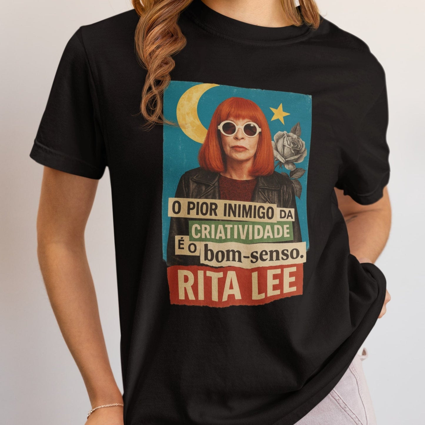 Camiseta Rita Lee "O Pior inimigo" | Fandom Art