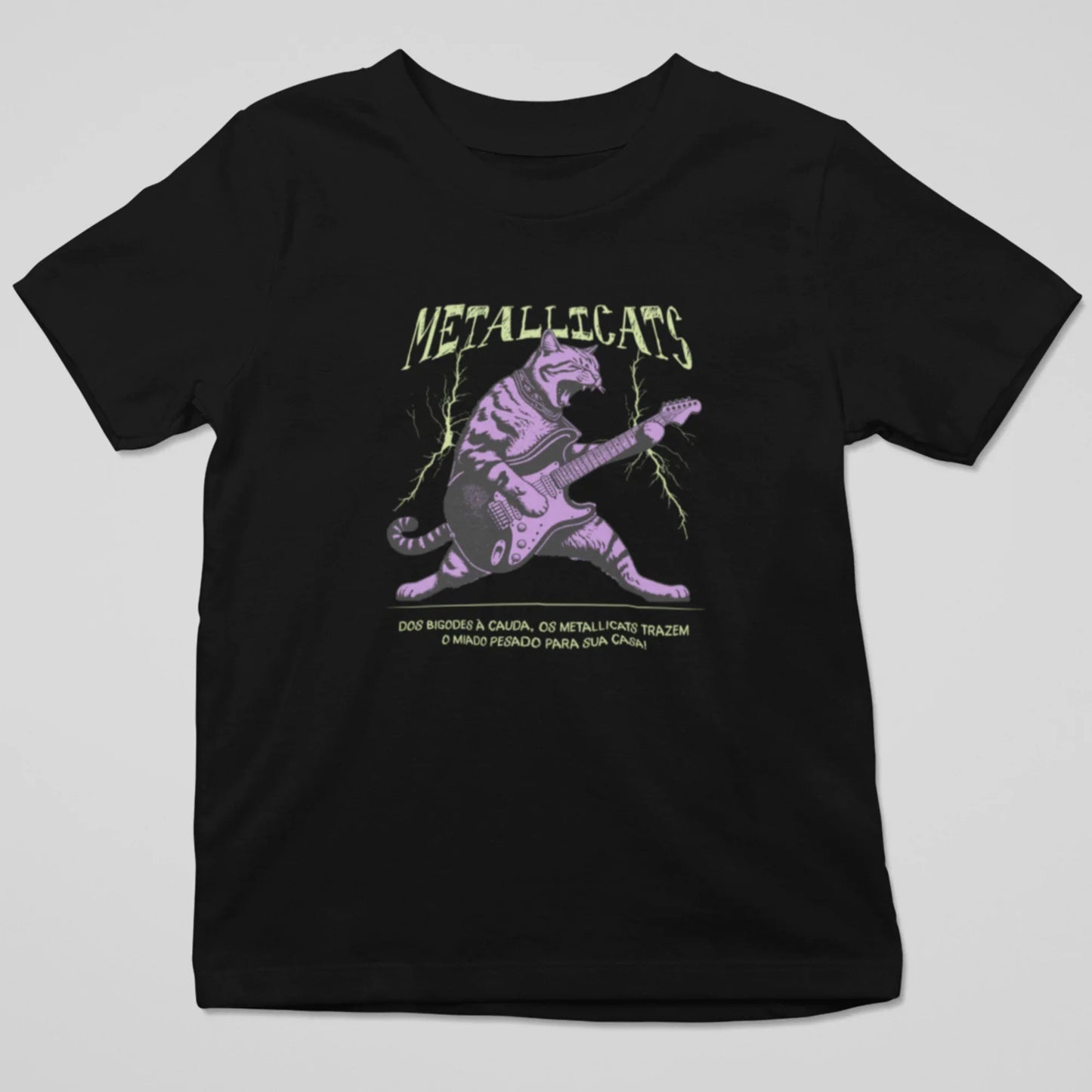 Camiseta Metallicats "Heavy Meow Edition" | Fandom Art