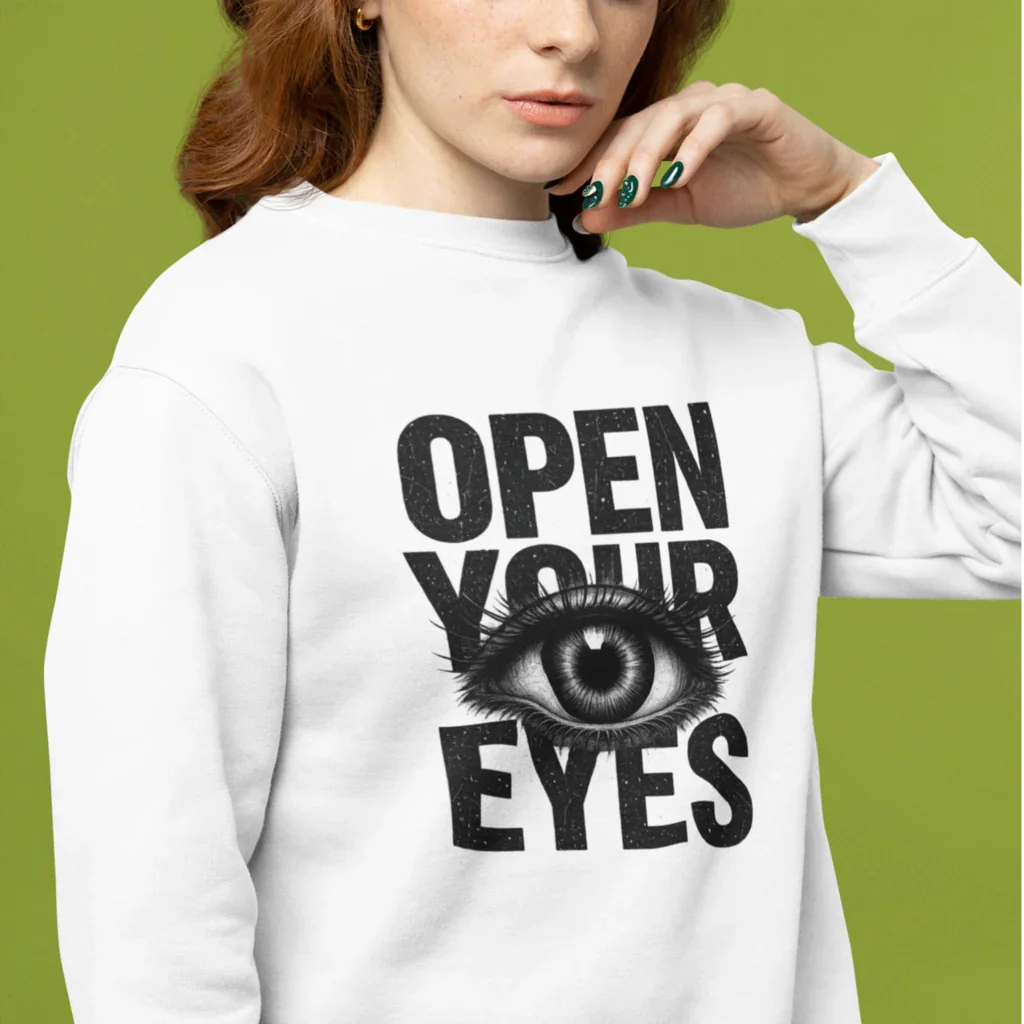 Moletom Open Your Eyes | Fandom Art
