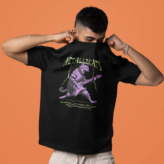 Camiseta Metallicats "Heavy Meow Edition" | Fandom Art