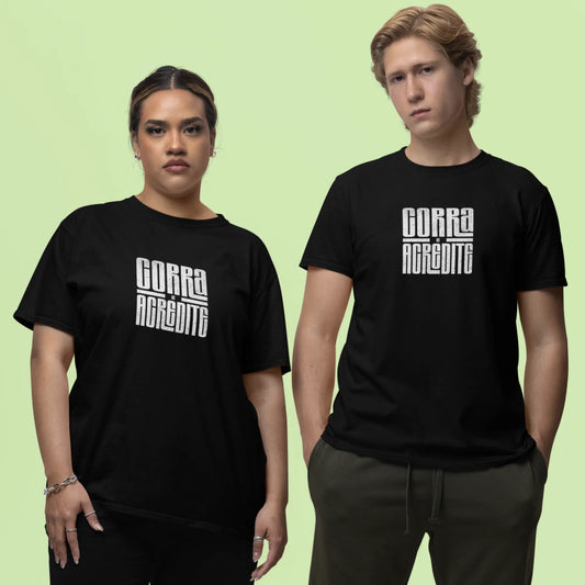 Camiseta Corra e Acredite | Fandom Art