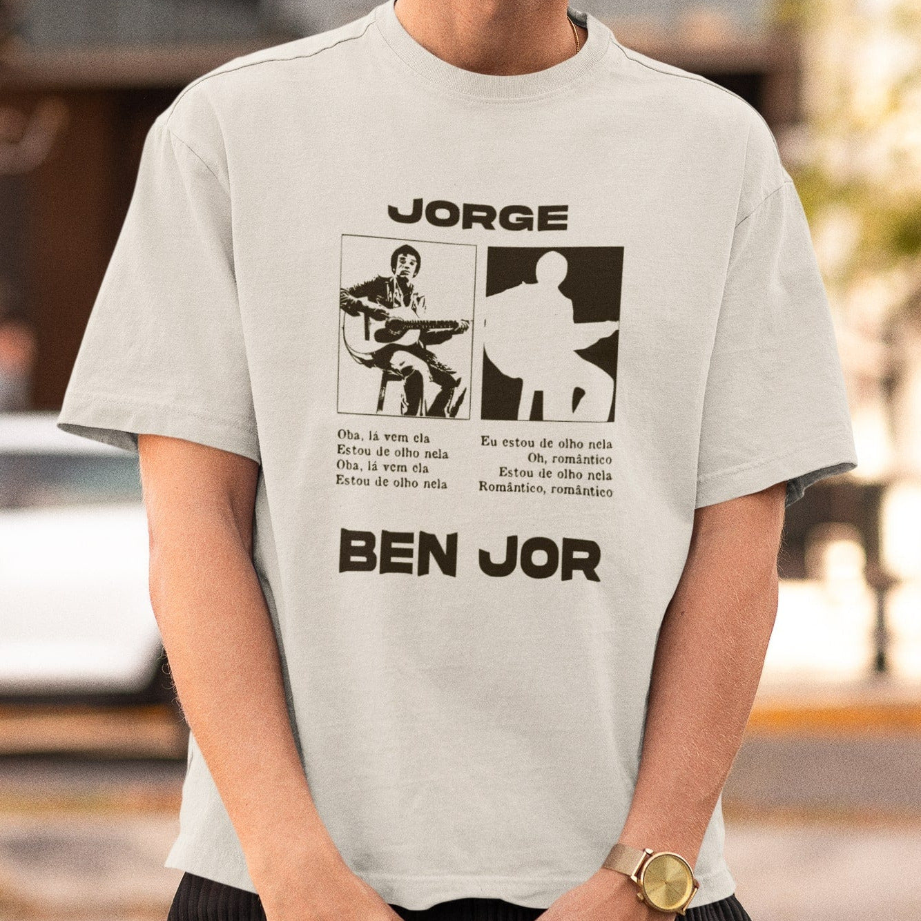 Camiseta Jorge Ben Jor "Lá vem ela" | Fandom Art