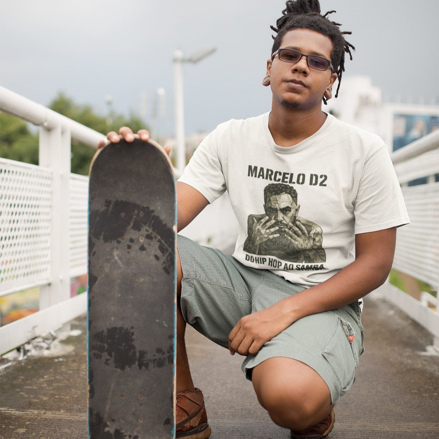 Camiseta Marcelo D2 | Do Hip Hop ao Samba | Exclusiva Fandom Art