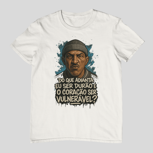 Camiseta Mano Brown "Coração Vulnerável" | Exclusiva Fandom Art