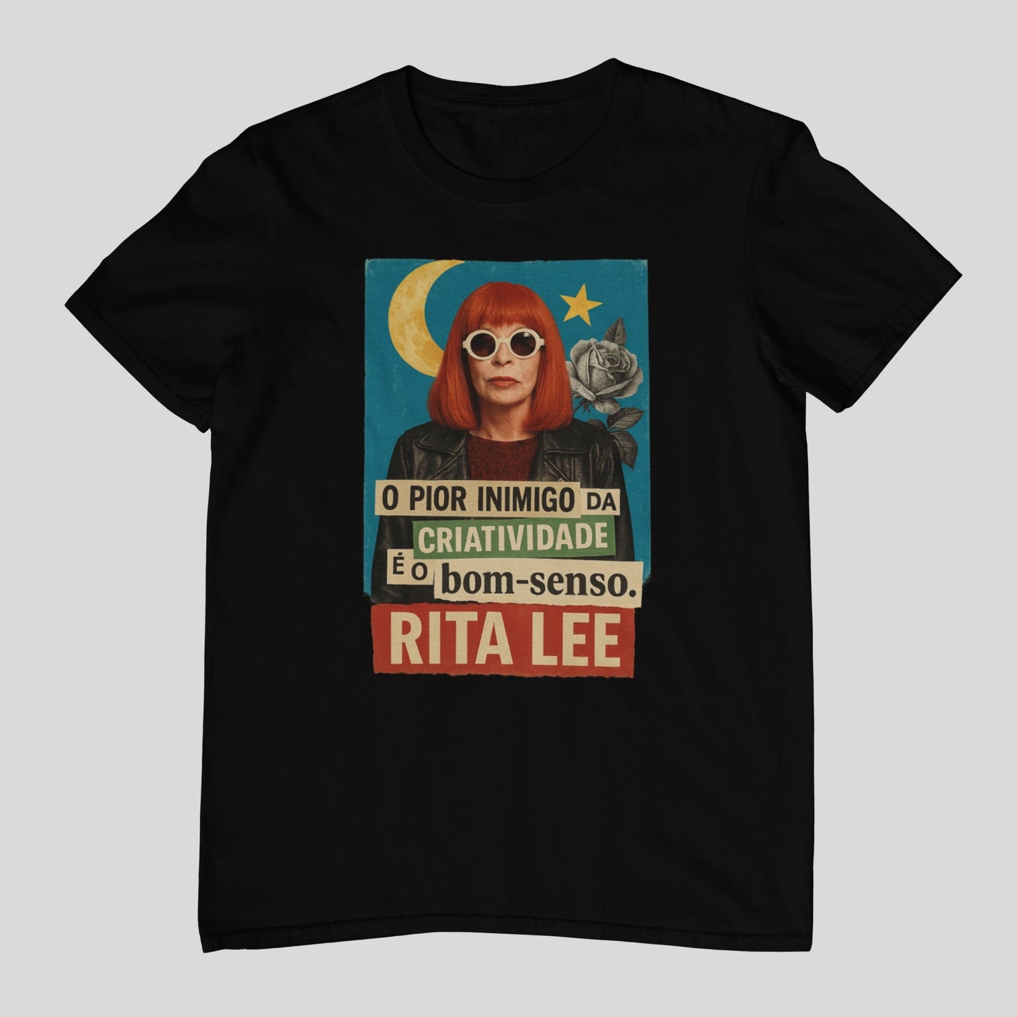 Camiseta Rita Lee "O Pior inimigo" | Fandom Art