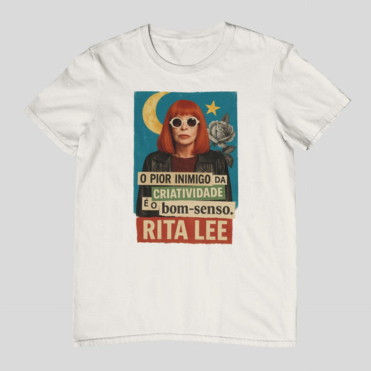 Camiseta Rita Lee "O Pior inimigo" | Fandom Art