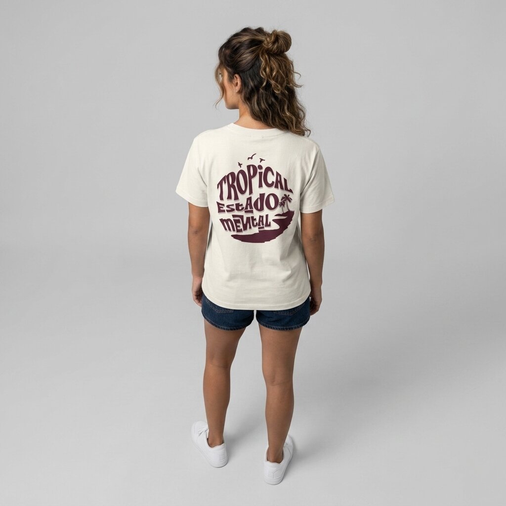 Camiseta Tropical Estado Mental | Fandom art