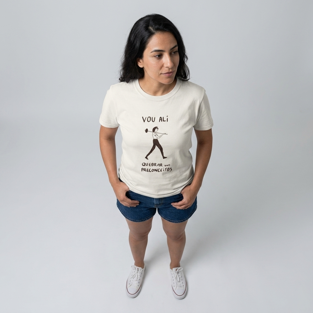 Camiseta "Vou Ali" | Fandom Art