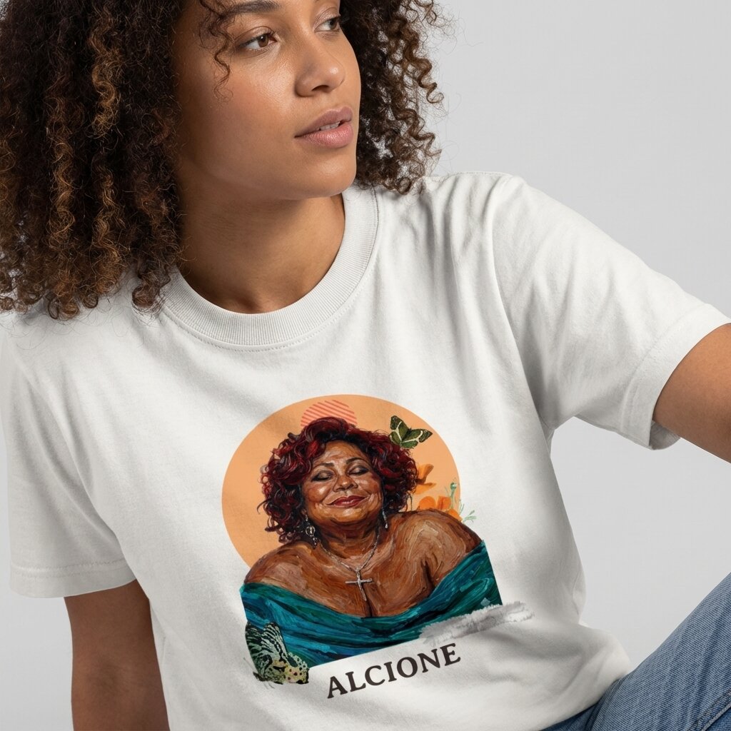 Camiseta Alcione "A loba" | Fandom Art
