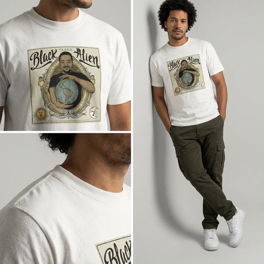 Camiseta Black Alien "Terra" | Fandom Art