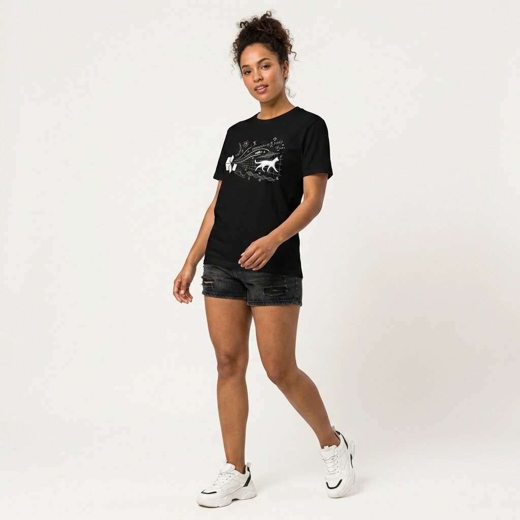 Camiseta Streetwear Schrödinger Cat
