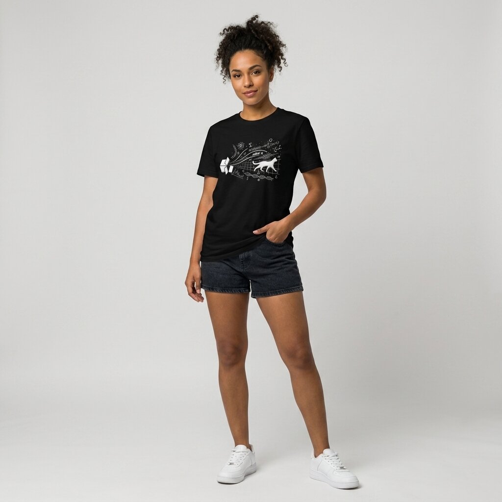 Camiseta Streetwear Schrödinger Cat