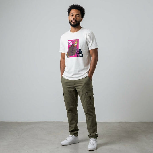 Camiseta Djonga "Fogos no Racistas" | Fandom Art