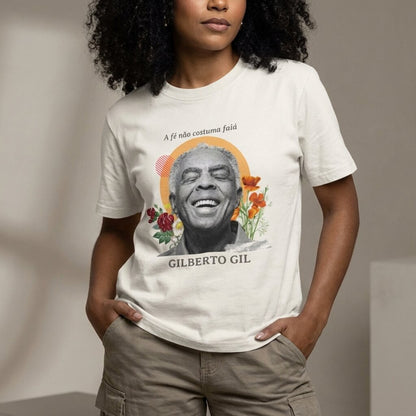 Camiseta Gilberto Gil "A Fé" | Fandom Art