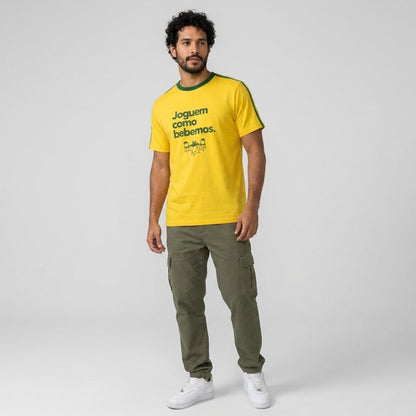 Camiseta Joguem Como Bebemos | Fandom Art