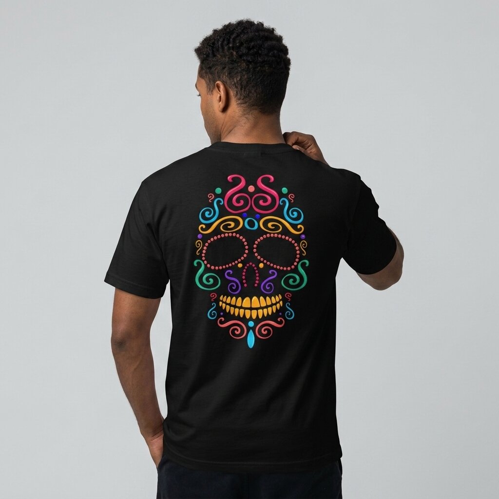 Camiseta Streetwear Caveira Mexicana