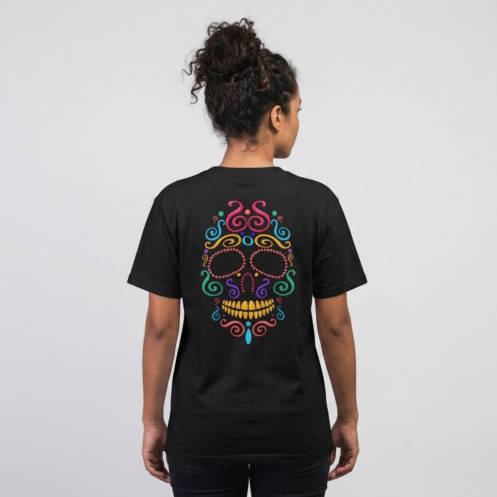 Camiseta Streetwear Caveira Mexicana