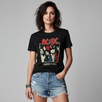 Camiseta AC/DC "Highway to hell Cover" | Fandom Art