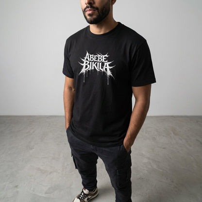 Camiseta BK "Abebe Bikila" Costas | Fandom Art