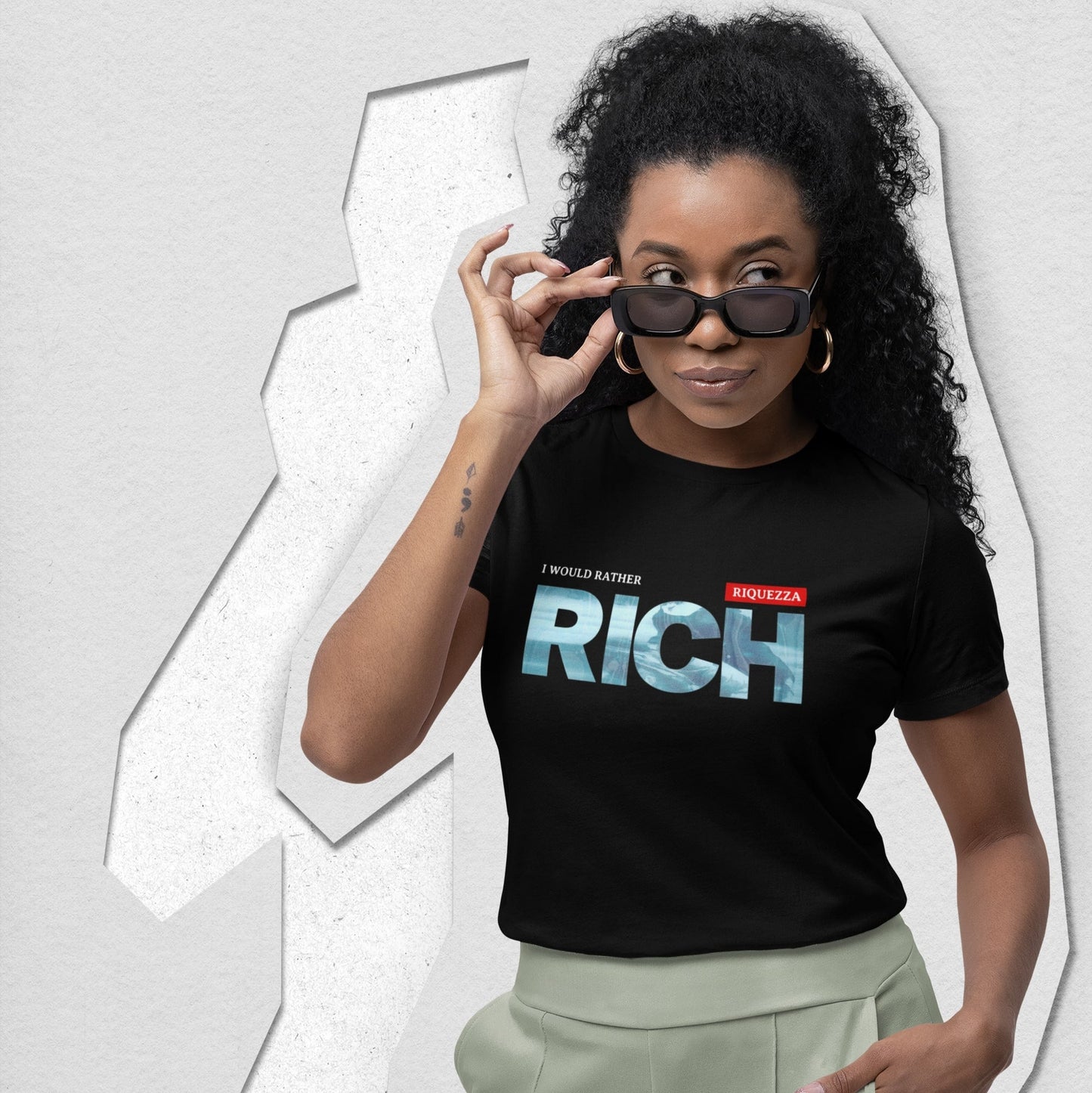 Camiseta “I Would Rather Rich"| Fandom Art