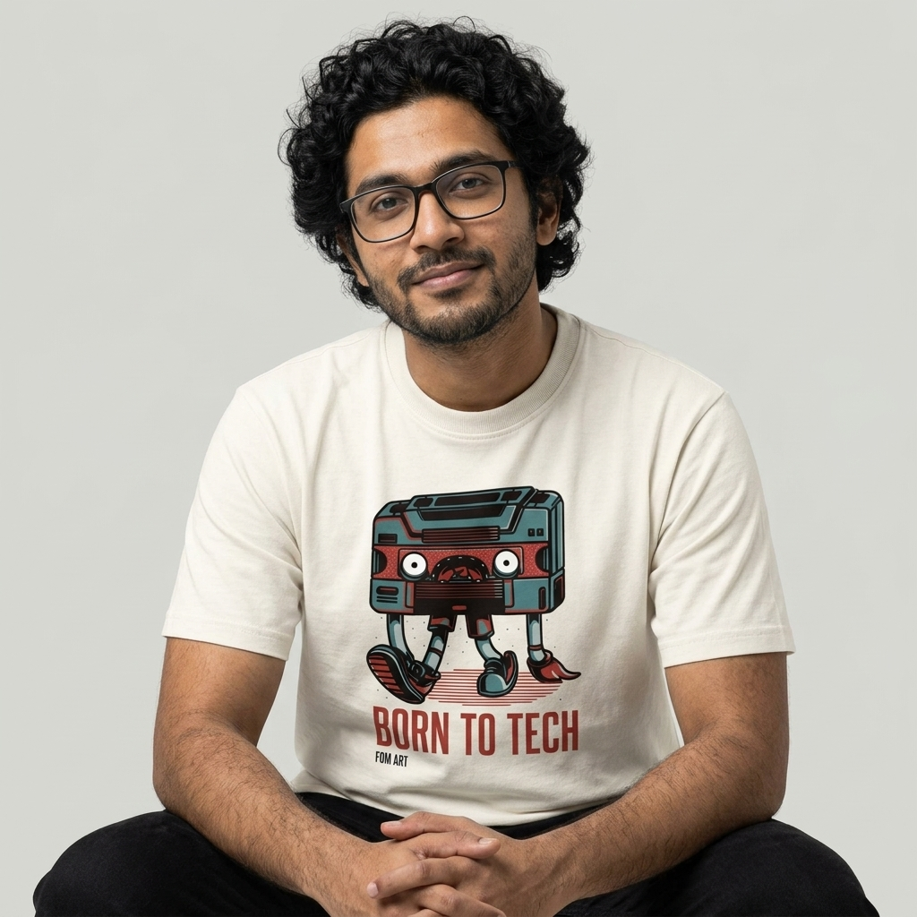 Camiseta Streetwear Born to Tech