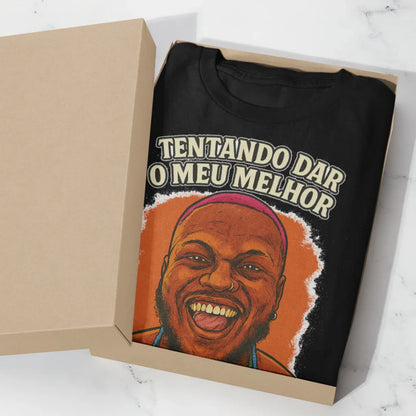 Camiseta Djonga "Meu melhor" | Edição Exclusiva Fandom Art