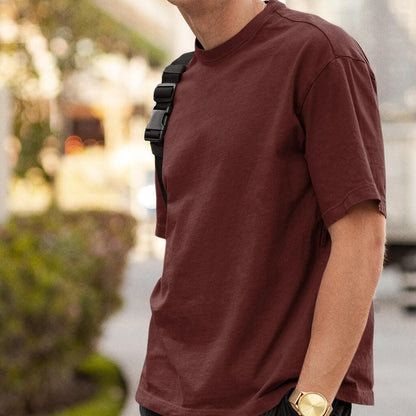 Camiseta Essencial Marsala | Premium Fandom Art