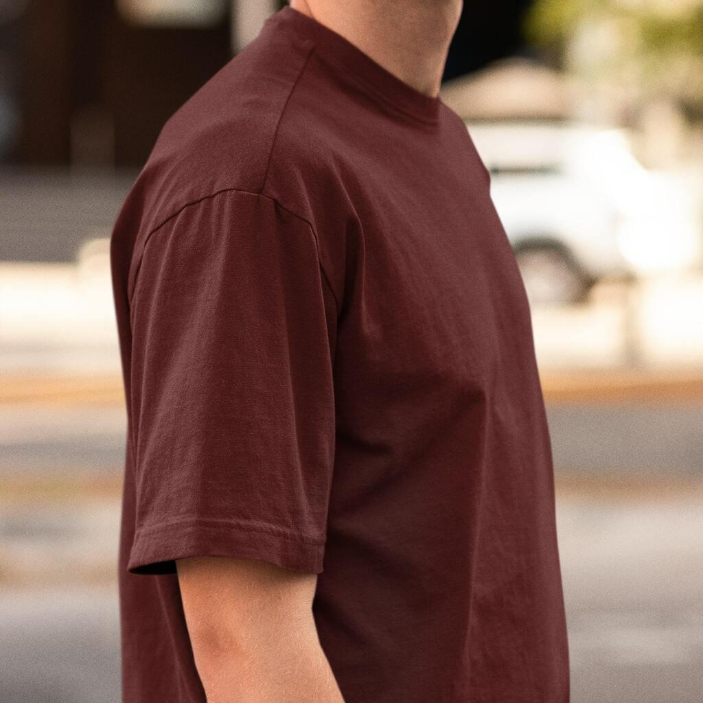 Camiseta Essencial Marsala | Premium Fandom Art