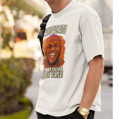 Camiseta Djonga "Meu melhor" | Edição Exclusiva Fandom Art