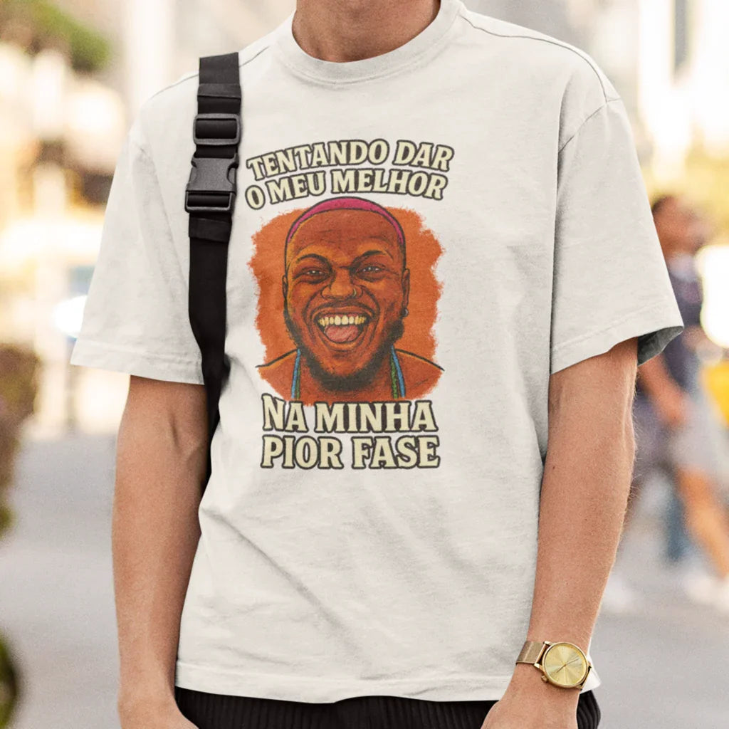 Camiseta Djonga "Meu melhor" | Edição Exclusiva Fandom Art