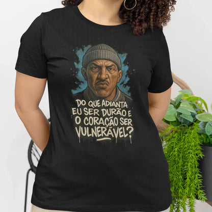 Camiseta Mano Brown "Coração Vulnerável" | Exclusiva Fandom Art