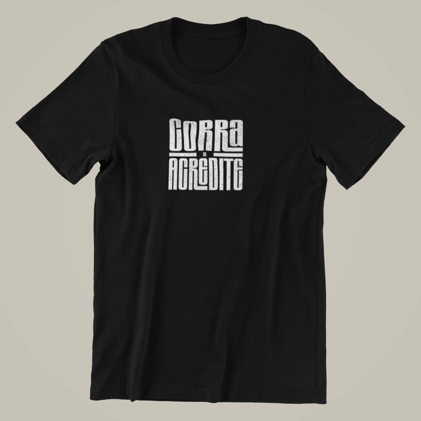 Camiseta Corra e Acredite | Fandom Art