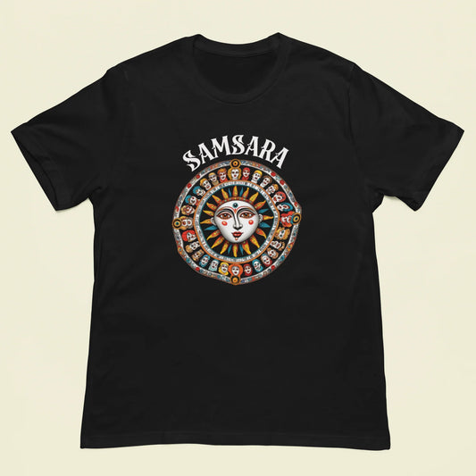 Camiseta Samsara – A Roda da Vida | Fandom Art
