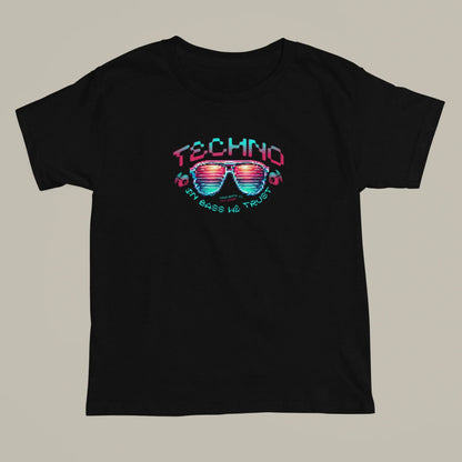 Camiseta Techno – In Bass We Trust | Fandom Art