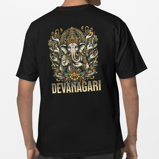 Camiseta Streetwear Devanagari Ganesha