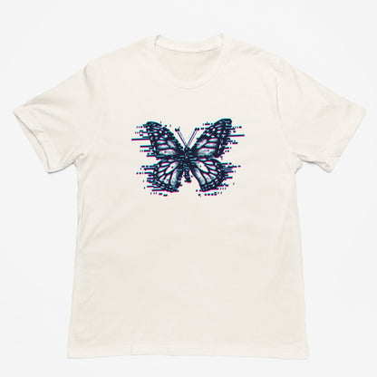 Camiseta Butterfly Glitch Effect | Fandom Art