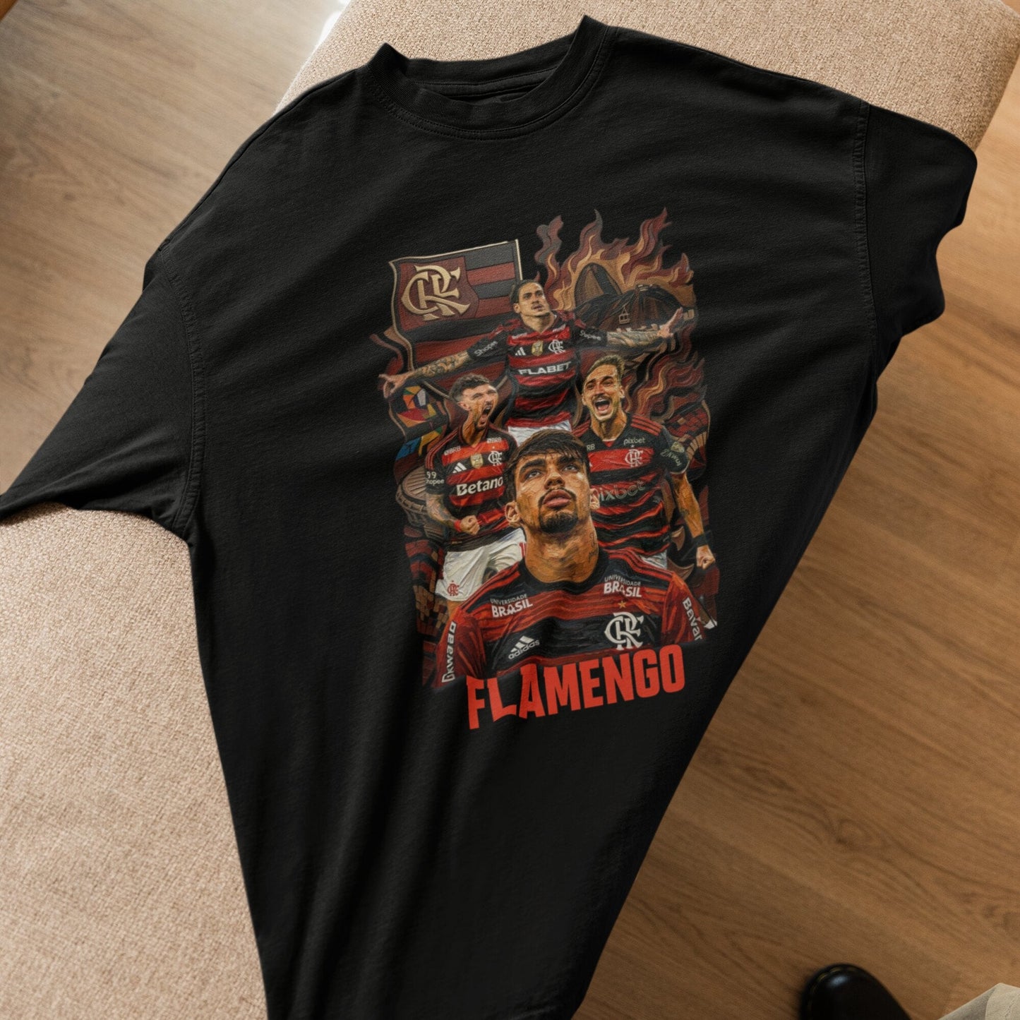Camiseta Flamengo "Paixão Rubro-Negra" | Fandom Art