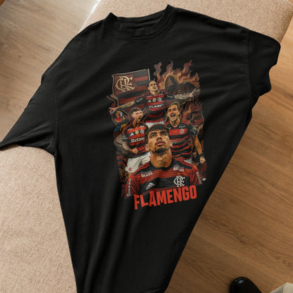 Camiseta Flamengo "Paixão Rubro-Negra" | Fandom Art