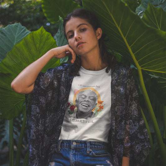 Camiseta Gilberto Gil "A Fé" | Fandom Art