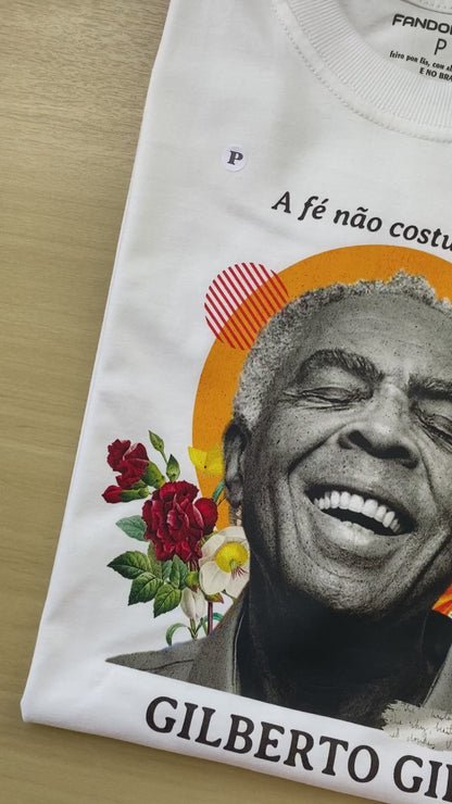 Camiseta Gilberto Gil "A Fé" | Fandom Art