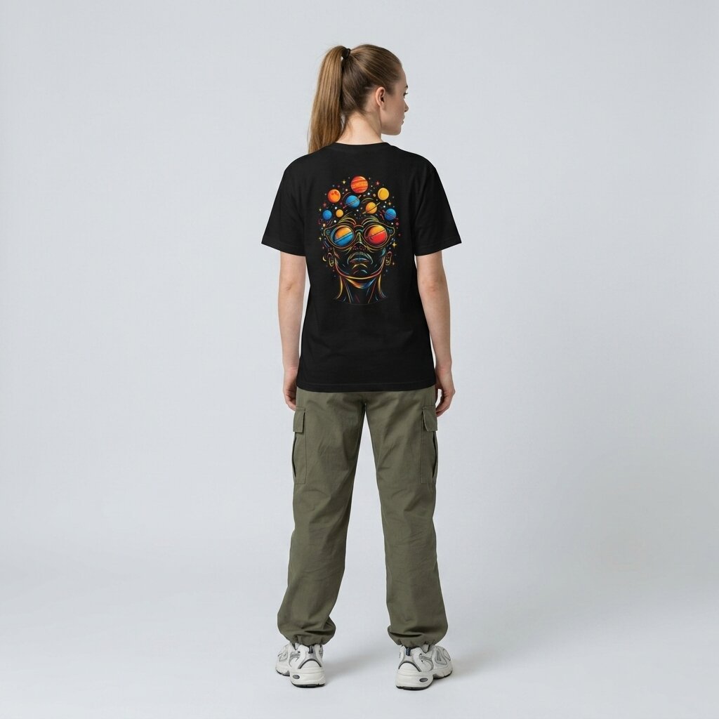 Camiseta Streetwear Visão Cósmica