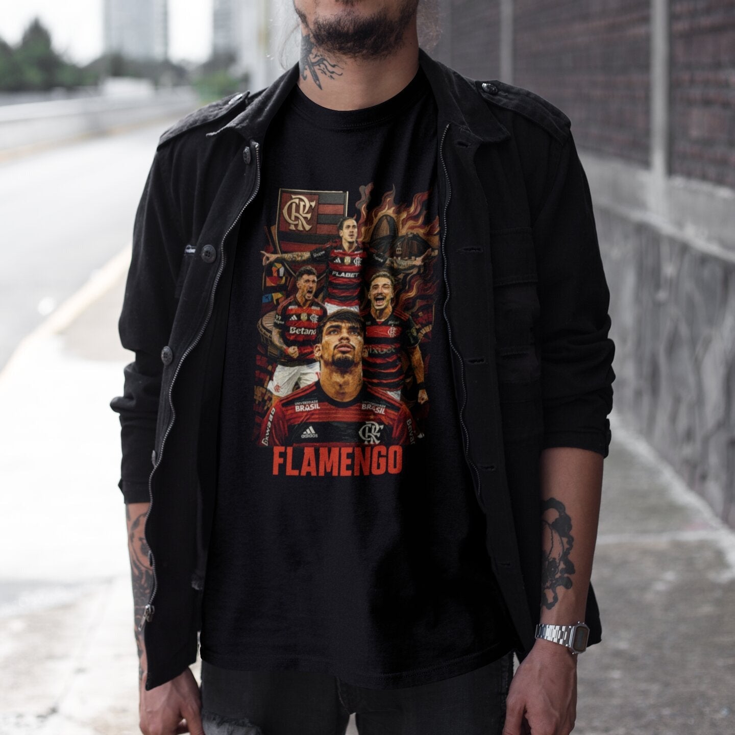Camiseta Flamengo "Paixão Rubro-Negra" | Fandom Art