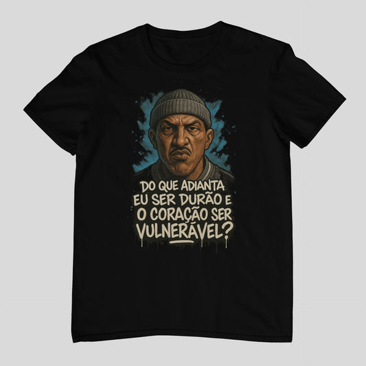 Camiseta Mano Brown "Coração Vulnerável" | Exclusiva Fandom Art
