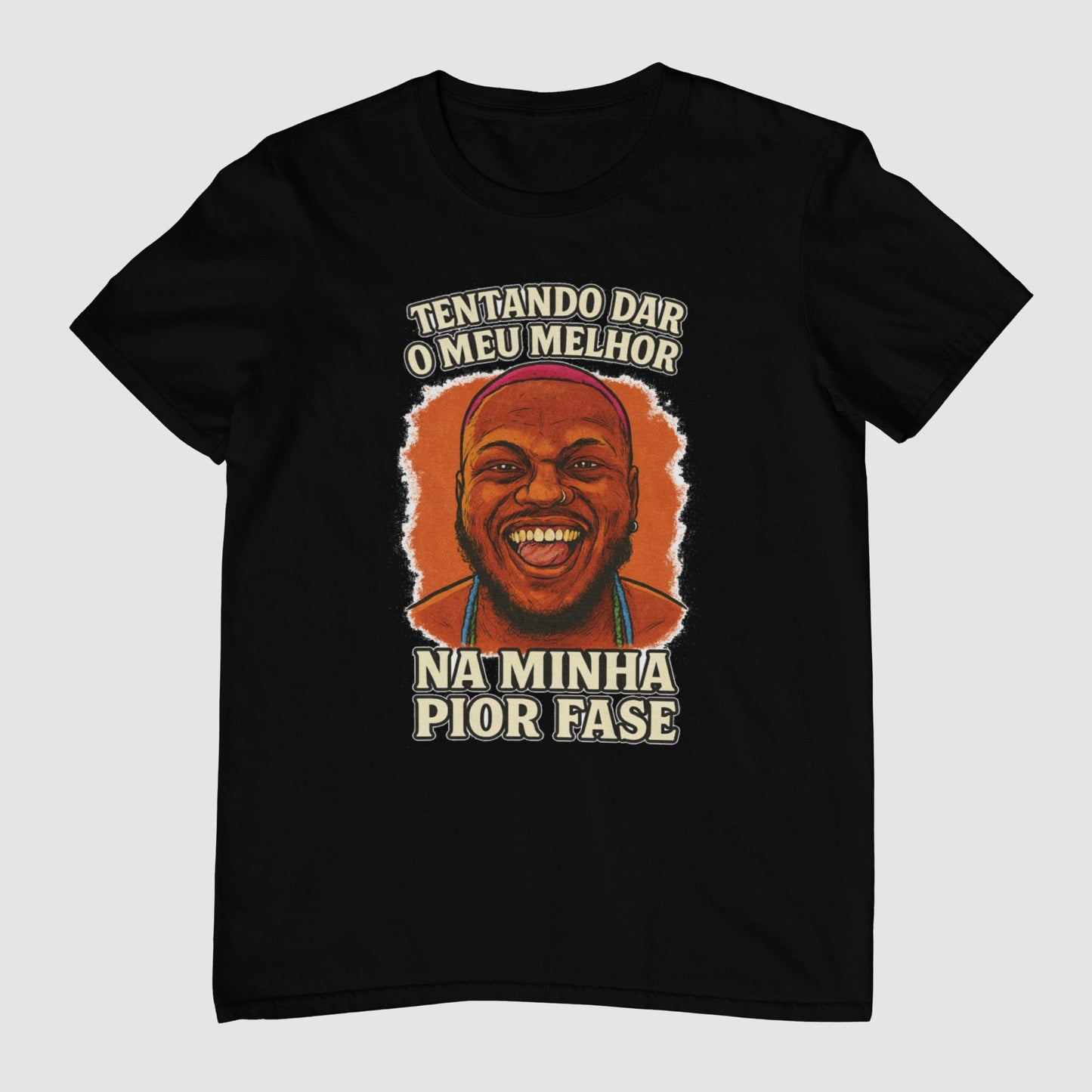Camiseta Djonga "Meu melhor" | Edição Exclusiva Fandom Art