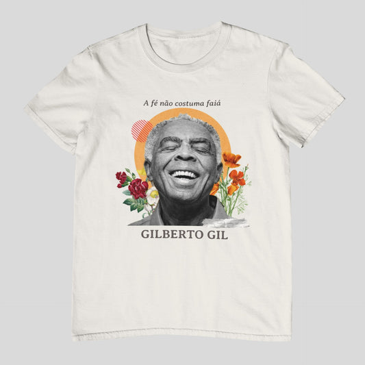 Camiseta Gilberto Gil "A Fé" | Fandom Art